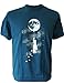 SODAtees full moon Escape Fly Away Balloon Men's T-SHIRT