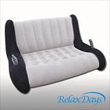 Intex Sitzlounge für 2 Personen - Aufblasbares Relax Sofa mit 2 Getränkehaltern