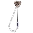 Vintage Heart Austrian Rhinestone Crystal Pin Brooch