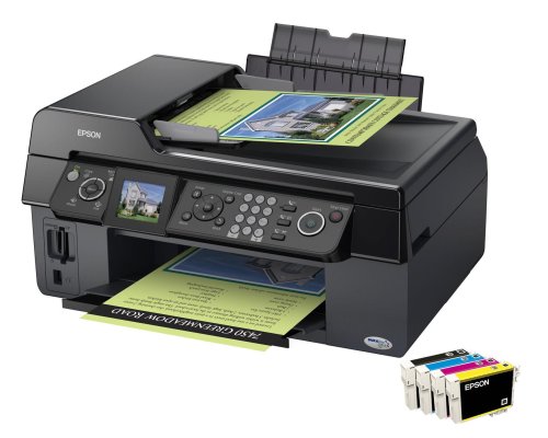 Childrens Toyshop  Computer : Epson Stylus DX9400f WiFi Edition 4-in-one printer, scanner, copier, fax with individual ink cartridges