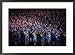 Boys and Girls Dance in Formation During Arirang Mass Games, P'Yongyang, North Korea Framed Photographic Poster Print by Tony Wheeler, 29x21