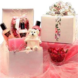 Relaxation Spa Bath & Body Care Package Gift Basket with Teddy Bear by Care Packages