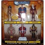 DC Universe Justice League Unlimited Legends of the League Action Figure 6-Pack (Crimson Fox, Superman, Deadman, B-Wana Beast, Commander Steel and Vibe)