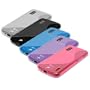 Fosmon 5 in 1 Case Bundle for Google Nexus 4 / LG Nexus 4 - 5x Fosmon DURA S Series TPU Cases - Black, Clear, Pink, Blue, Purple (Fosmon Retail Packaging)