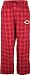 Cincinnati Reds Division Plaid Woven Pants - Medium