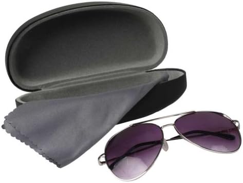 Toms Depot Retro Design Hard Moulded Soft Interior Black Sunglasses Case