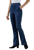 Woman Within Plus Size Tall relaxed pull-on boot cut leggings jeans