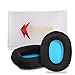 Krone Kalpasmos Headphones Ear Pads for Turtle Beach Stealth 300, Compatible with 400 420 450 500P 500X 520 600 700 M5TI ATH M50X M40X Replacement Ear Cushions Memory Foam Over Ear Covers Black&Blue