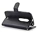 Droid Maxx 2 Case, LK Droid Maxx 2 Wallet Case, Luxury PU Leather Case Flip Cover Built-in Card Slots & Stand For Motorola Moto Droid Maxx 2, BLACK
