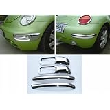 Volkswagen VW Beetle Front & Rear Bumper Guards 1998, 1999, 2000, 2001, 2002,... by OC Parts