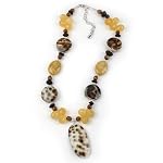 Barse Sterling Silver Natural Shell Necklace