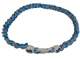 Detroit Lions NFL Titanium 3 Rope Tornado / Twist Necklace Blue & White 18 Inches *2012-2013 Style*
