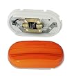 Grote Two-Bulb, Oval, Pigtail-Type Clearance/Marker Lamp Yellow 45263 Grote Two-Bulb, Oval, Pigtail-Type Clearance/Marker Lamp Yellow 45263