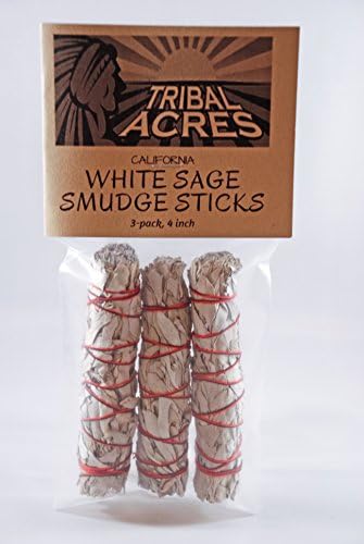 Tribal Acres White Sage Smudge Stick, 3-pack