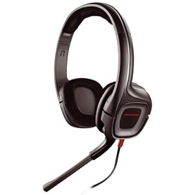 Plantronics - Micro-Casque PC - Gamecom 307 - Noir - inclus le jeu PC Dungeon Siege III