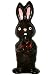Gourmet Food : Belgian Dark Chocolate Easter Bunny