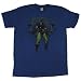 Search : MARVEL COMICS IRON MAN "MAD IRON" Fine Woven Light Navy Licensed Tee --