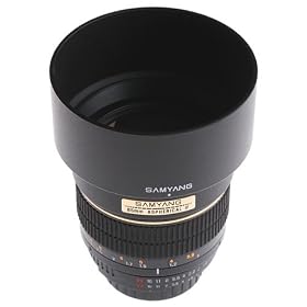 Samyang 85mm f 1.4 Manual Focus Aspherical Lens (for Canon EOS Cameras) by Samyang