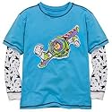 Disney Double-Up Thermal Long Sleeve Buzz Lightyear Tee
