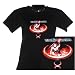 T-Shirt Madonna (Femme) - Flames - Taille L - Noir