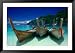 Longtail Boats at Ao Lo Dalam, Ko Phi-Phi Don, Krabi, Thailand Framed Photographic Poster Print by Dallas Stribley, 45x32