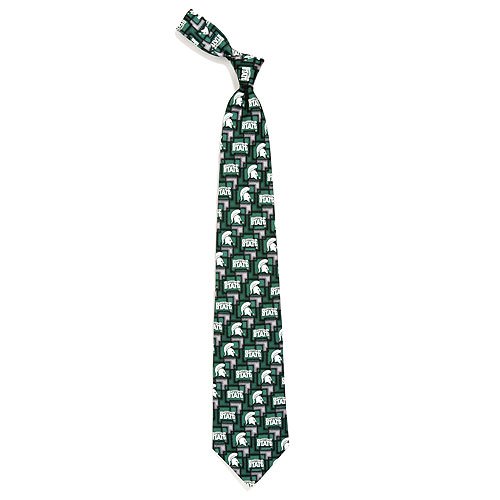 Michigan State Spartans NCAA Pattern #2 Mens Tie (100% Silk)