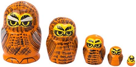 Mini Owl Doll 5pc./1"
