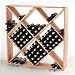 Pine Jumbo Bin 120 Bottle Wine Rack (Natural
