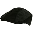 New Velvet Faux Leather Ivy Driver Golf Cap Hat * Black * Large / Extra Large
