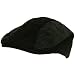New Velvet Faux Leather Ivy Driver Golf Cap Hat * Black * Large / Extra Large