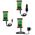 Deluxe Kit for the Trimble Nomad 800 Series includes a USB cable with Car and Wall Charger - uses Gomadic TipExchange Technology