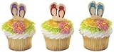 Summer Flip Flop Cupcake Picks ~ 12 count