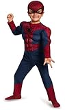 Disguise Marvel The Amazing Spider-Man 2 Movie Spider-Man Toddler Muscle Costume, Small/2T