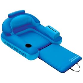 Kwik Tek Bimini Lounger Inflatable Pool Chair