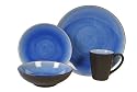 Gibson Luminaire 16 pc Dinnerware Set, Blue