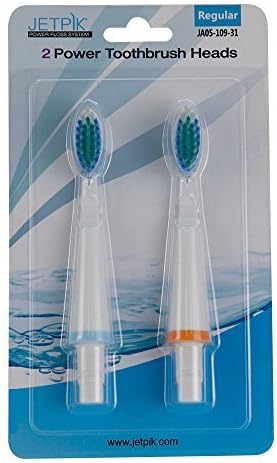 Jetpik Sonic toothbrush tip, General use, (2) Pack by JETPIK CHINA