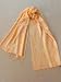 Silk with Wool Shaw or Wrap in Orange Crush Abstract