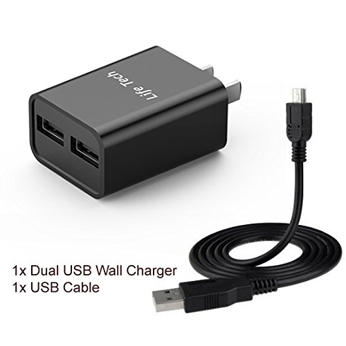 For Izzo Swami 1500 3000 4000 / Golf Buddy Pro Tour GPS 10W 2100mAh Dual USB Ports Wall Home House AC Charger w/ USB Cable