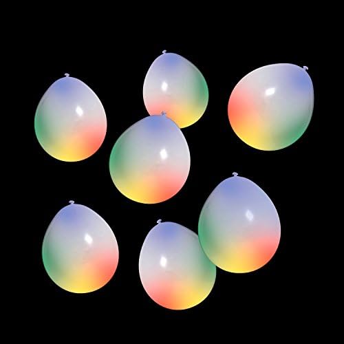 Blinking LED Balloons, Prosensor® Party Wedding LED Glow Balloons Flashing with Different Colors (10 pcs) - 12 inch Great for Parties and Birthdays