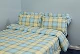 Multi Plaid Yellow Twin Duvet Cover Set Boys and Girls