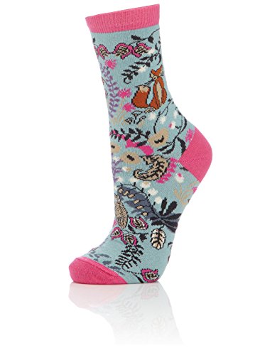Accessorize Womens Foxy Floral Socks