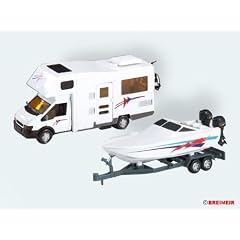 Happy People 30007 - Motorhome-Wohnmobil mit Anh�nger, 36 cm