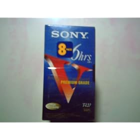 Click here to buy SONY 8 PK 6 HRS PREMIUM GRADE T-120 VHS CASSETT by Sony.