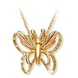 Landstrom's® 10K Black Hills Gold Butterfly Pendant