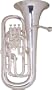 Besson BE968 Sovereign Series Compensating Euphonium, Silver