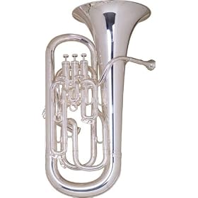 Besson BE968 Sovereign Series Compensating Euphonium, Silver by 