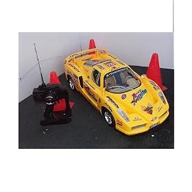 Rabid 797 RC Racing Car 1:6 Scaled Yellow Fast Accleration 35 mhz