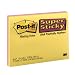 Post-it Super Sticky Notes--Assorted, 8 x 6 Inches, 45-Sheet Pad (4 Pack)