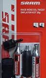 SRAM Minipumpe Race CO2 Twist Inflator Kit, rot, 16g, 401000344