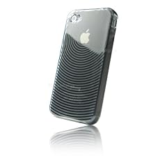 PULSARplus Silikon H�lle Case f�r iPhone 4 / 4G / 4S / 4GS TPU Tasche iPhone4 iPhone4S in grau smoke